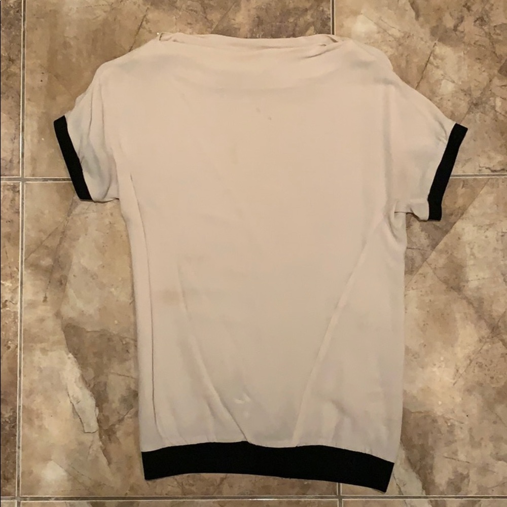 Zara round neck blouse